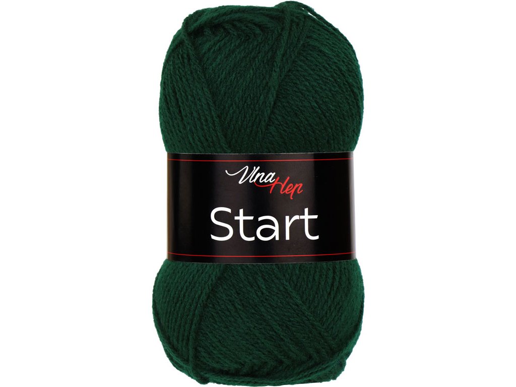 Vlna-hep Příze Start 41234 tmavě zelená