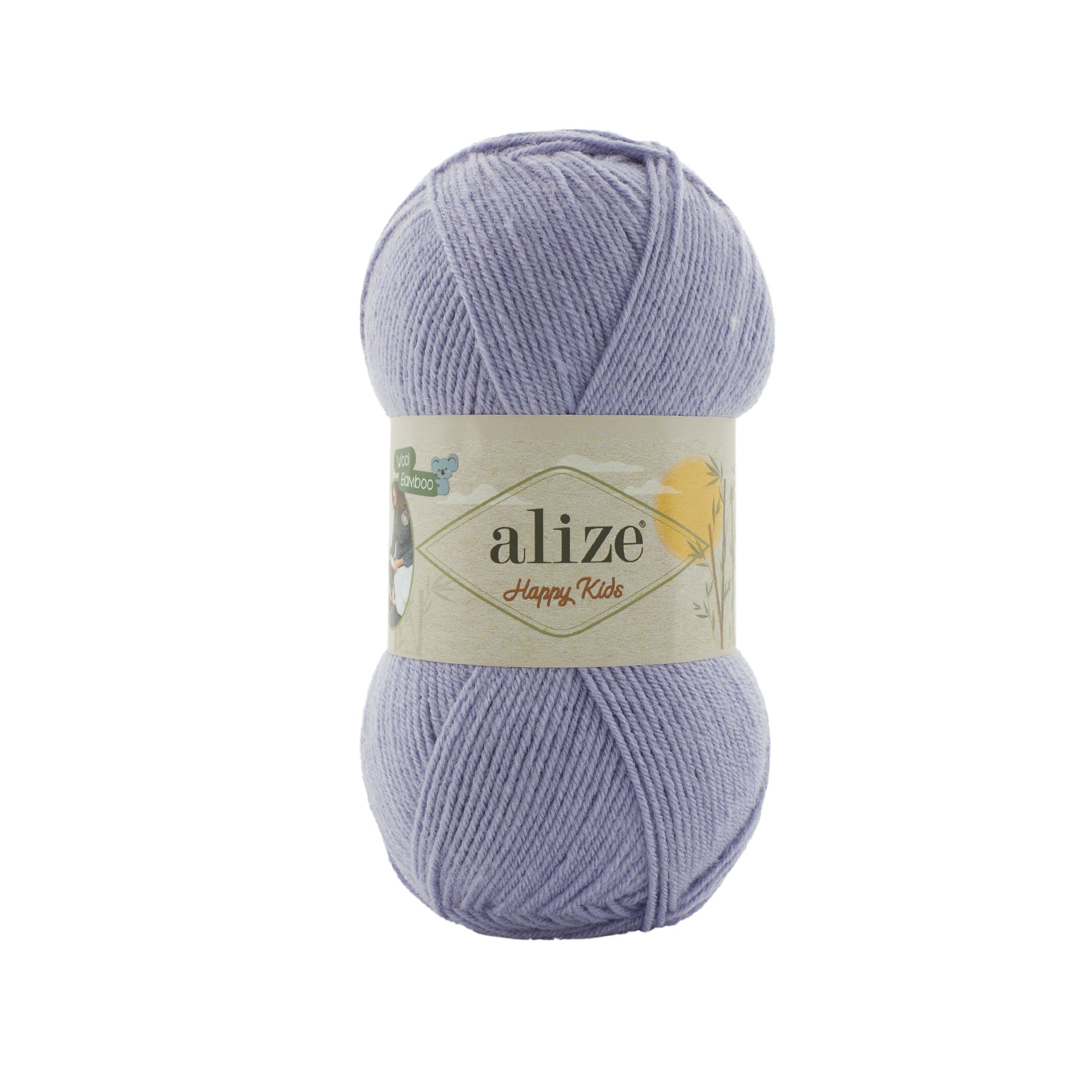 Alize Happy Kids 257 - fialovo-šedá