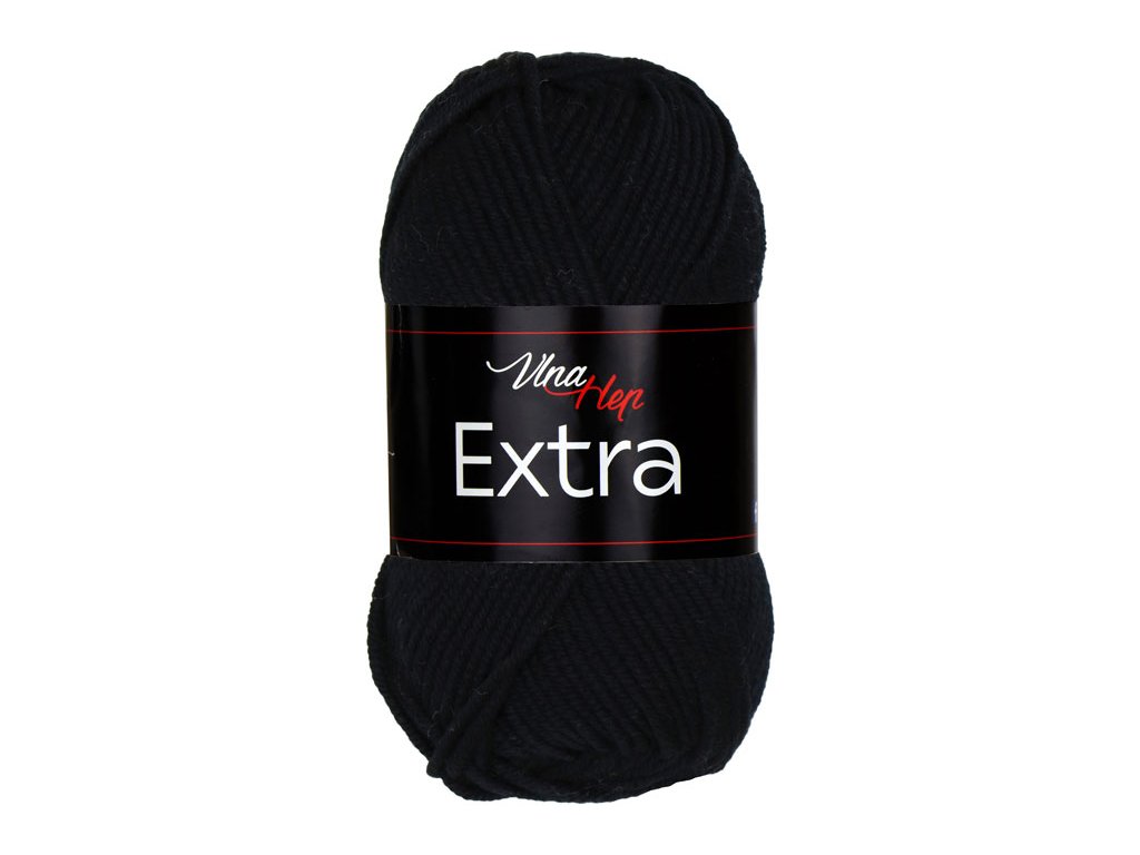 Vlna-hep Extra - 6001 černá