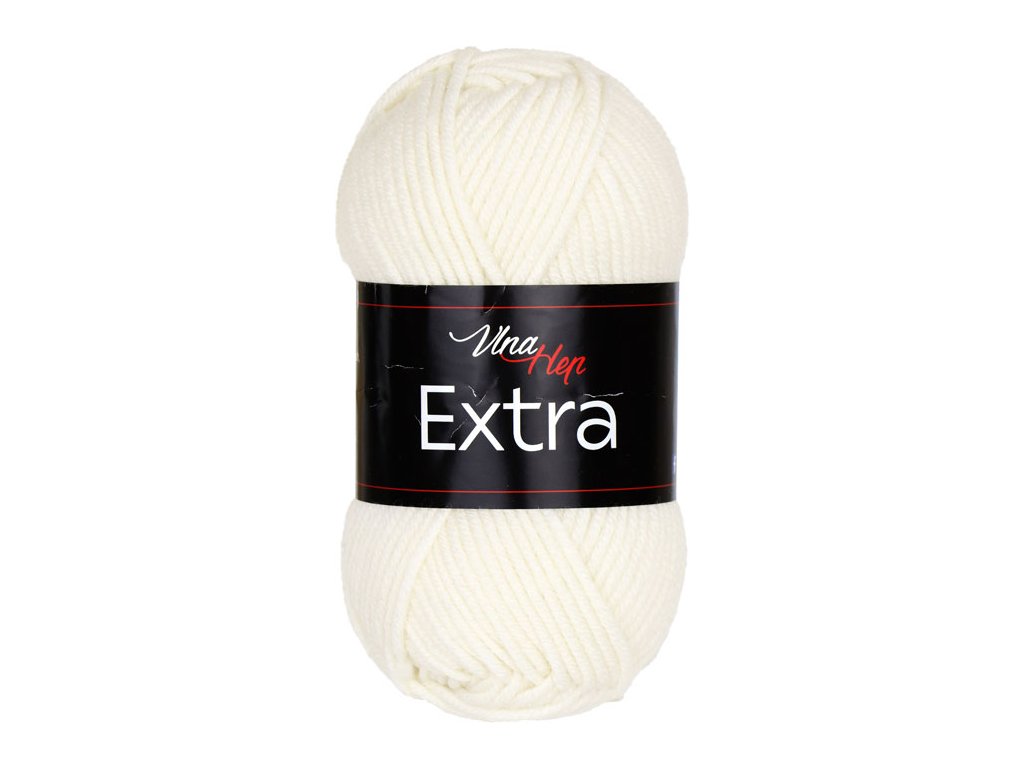 Vlna-hep Extra - 6002 krémově bílá