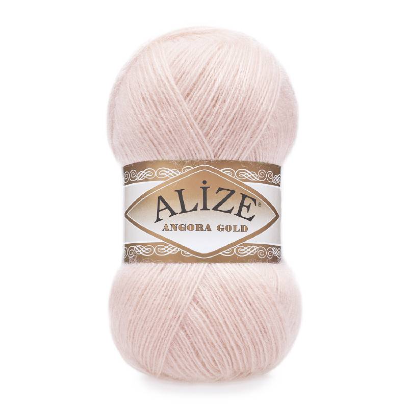Příze Alize Angora gold 271 perlová růžová