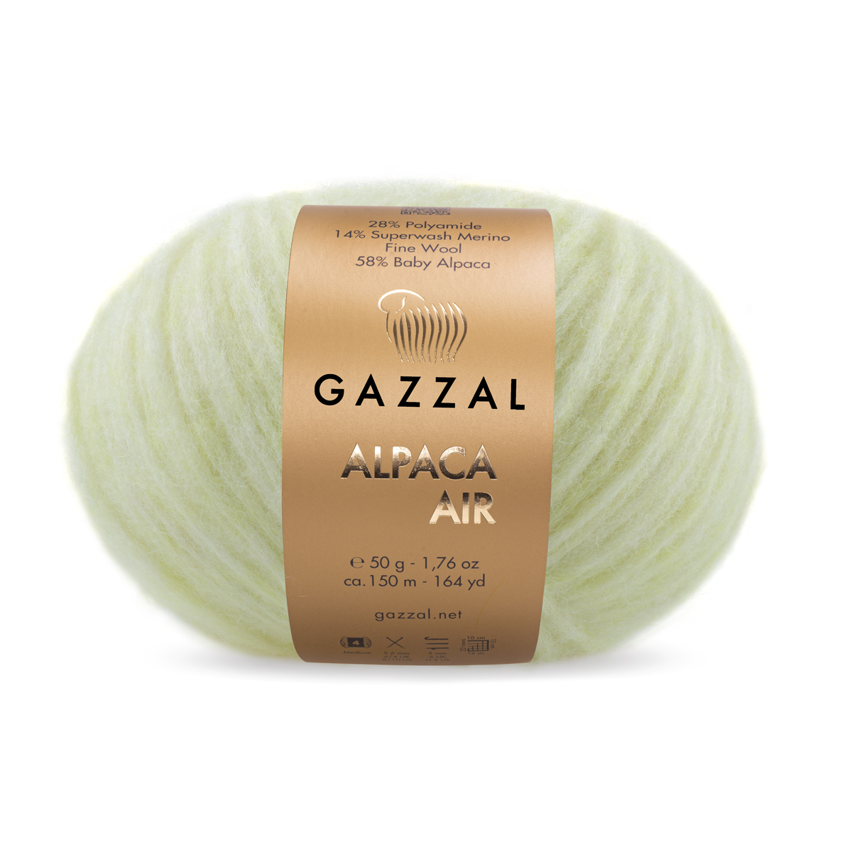 Alpaca Air 91 smetanově zelinkavá