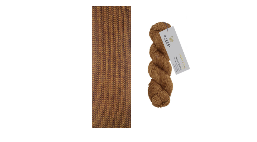 Gazzal Příze Wool star 3812 skořicová