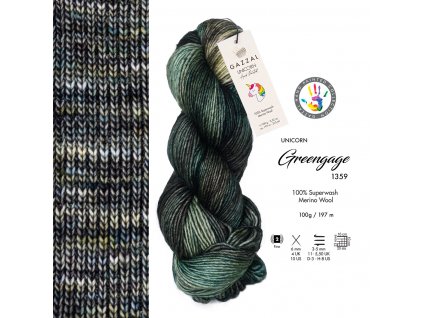 Gazzal Unicorn 1359 lesní zeleň