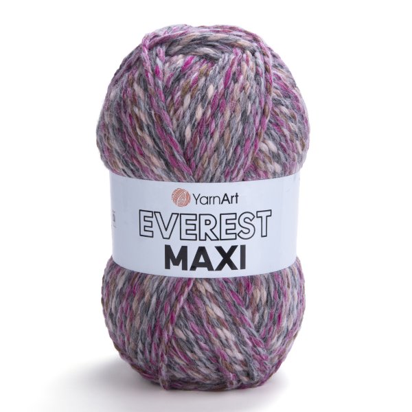 YarnArt Everest MAXI 8030 růžovo-šedá