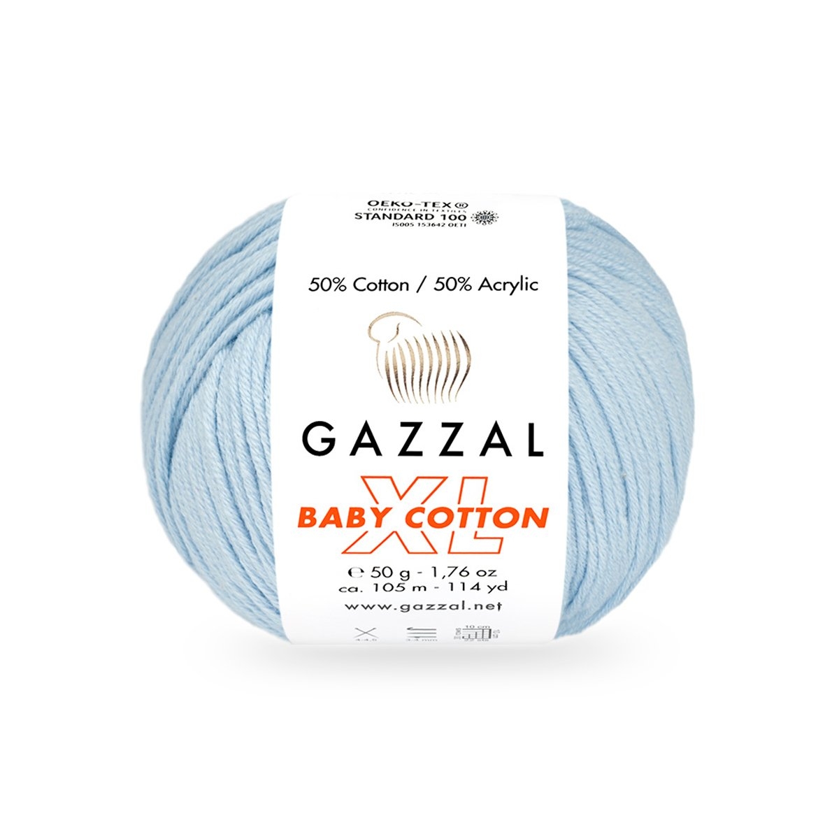 Gazzal Baby cotton XL 3429XL dětská modrá