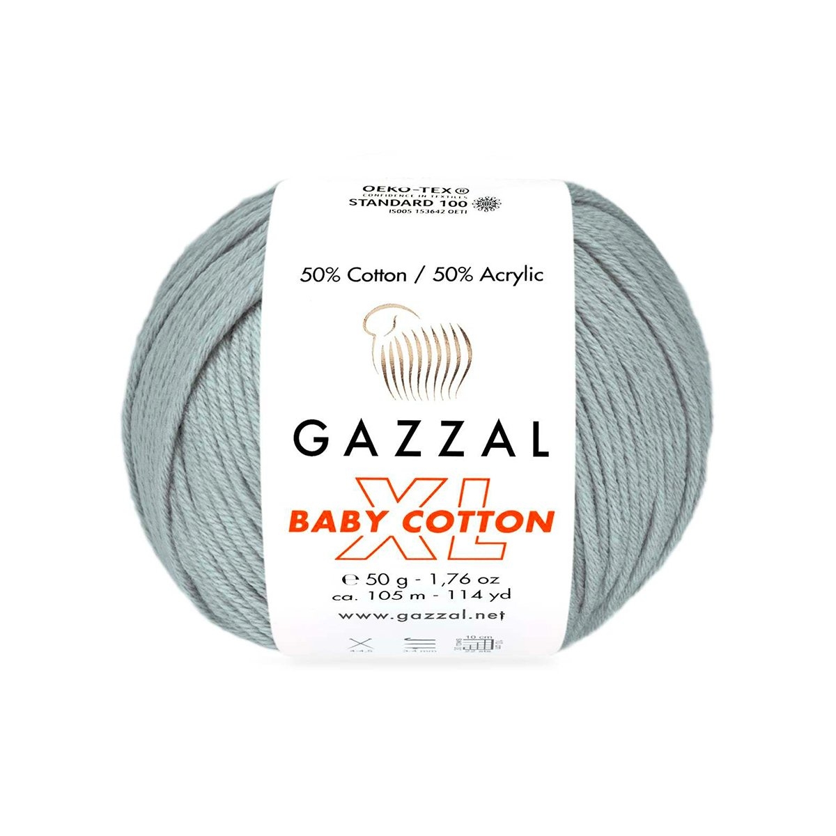 Gazzal Baby cotton XL 3430XL šedá
