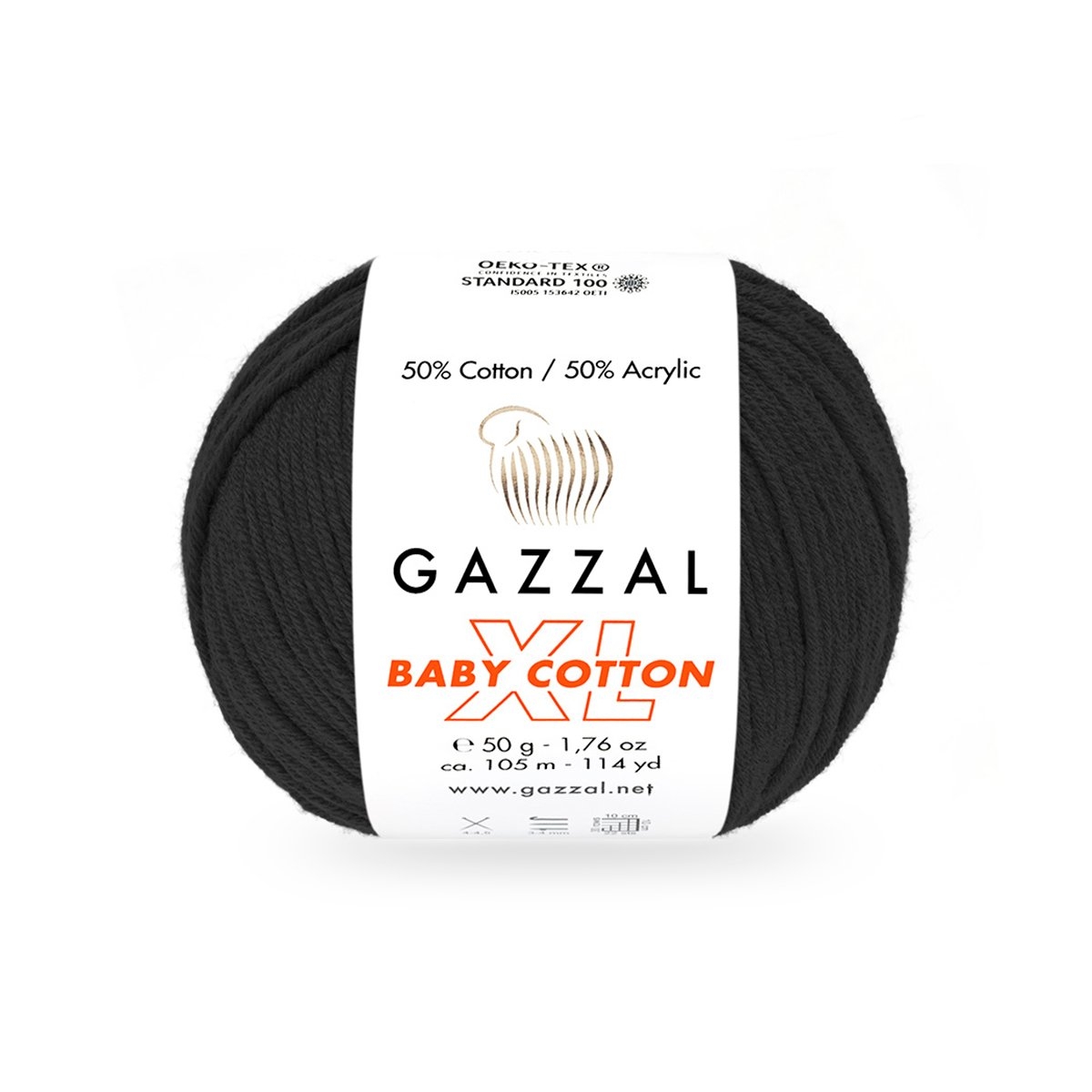 Gazzal Baby cotton XL 3433XL černá