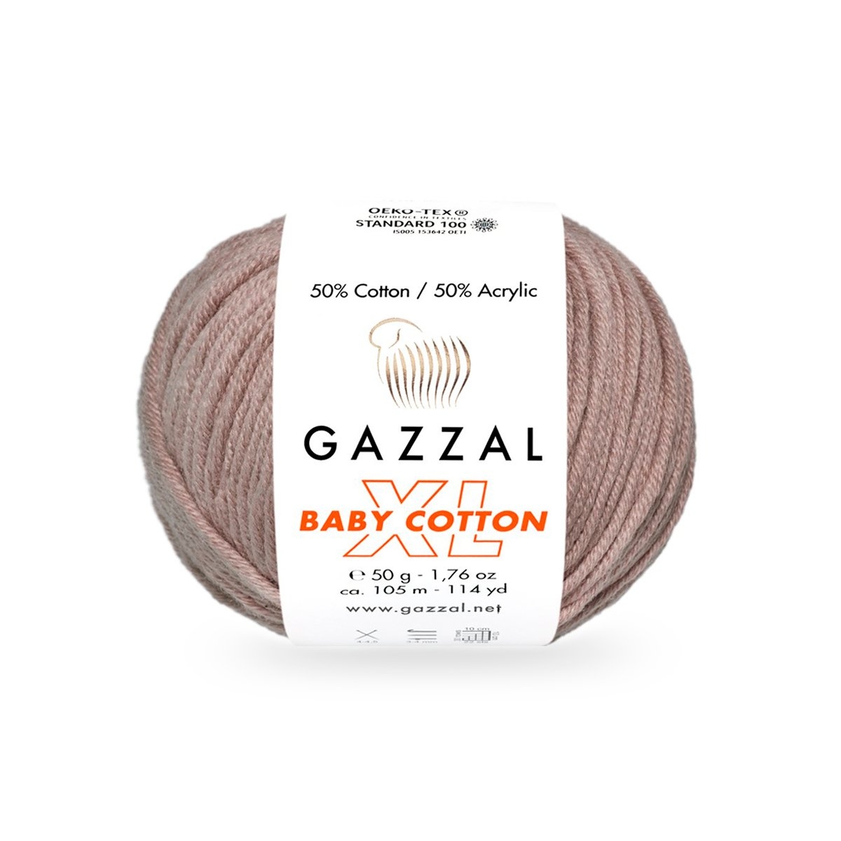 Gazzal Baby cotton XL 3434XL kávová