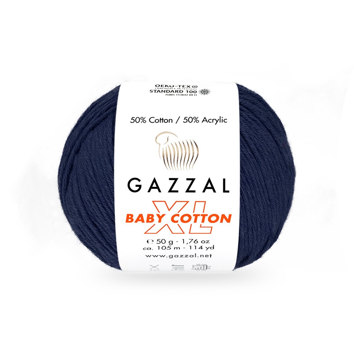 Gazzal Baby cotton XL 3438XL tmavě modrá