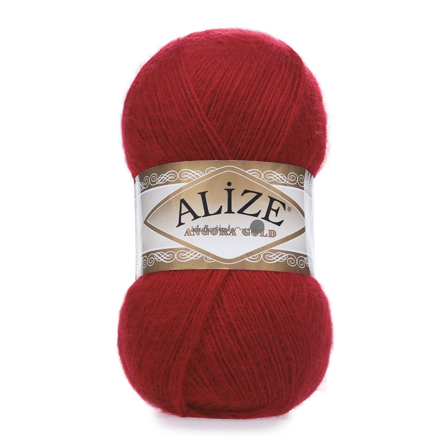 Příze Alize Angora gold 106 červená