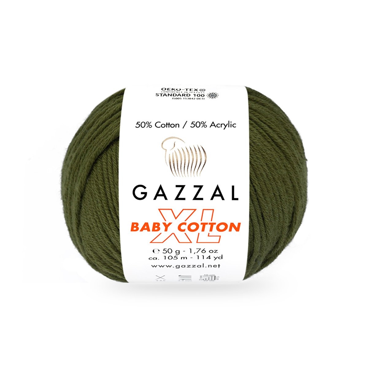 Gazzal Baby cotton XL 3463XL khaki