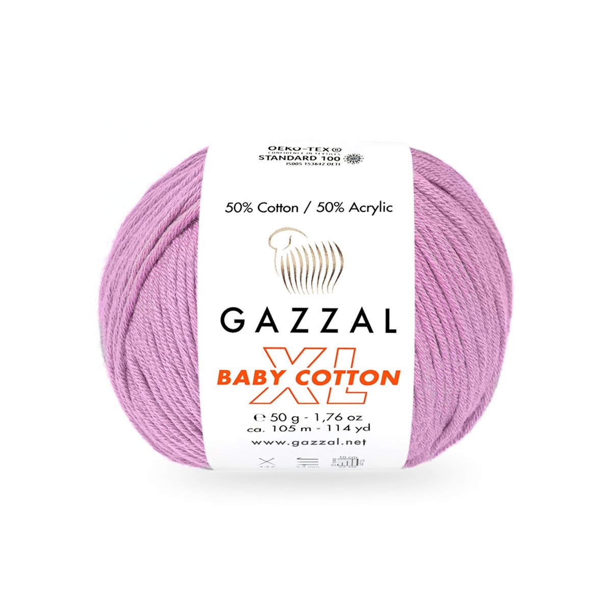 Gazzal Baby cotton XL 3422XL růžová