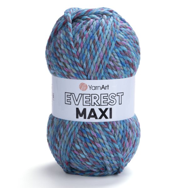 YarnArt Everest MAXI 8027 modro-barevná