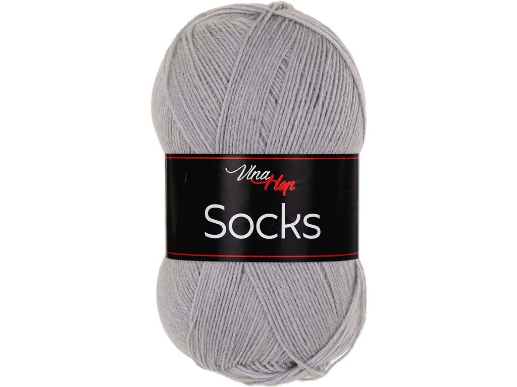 Vlna-hep Socks 61027 středně šedá