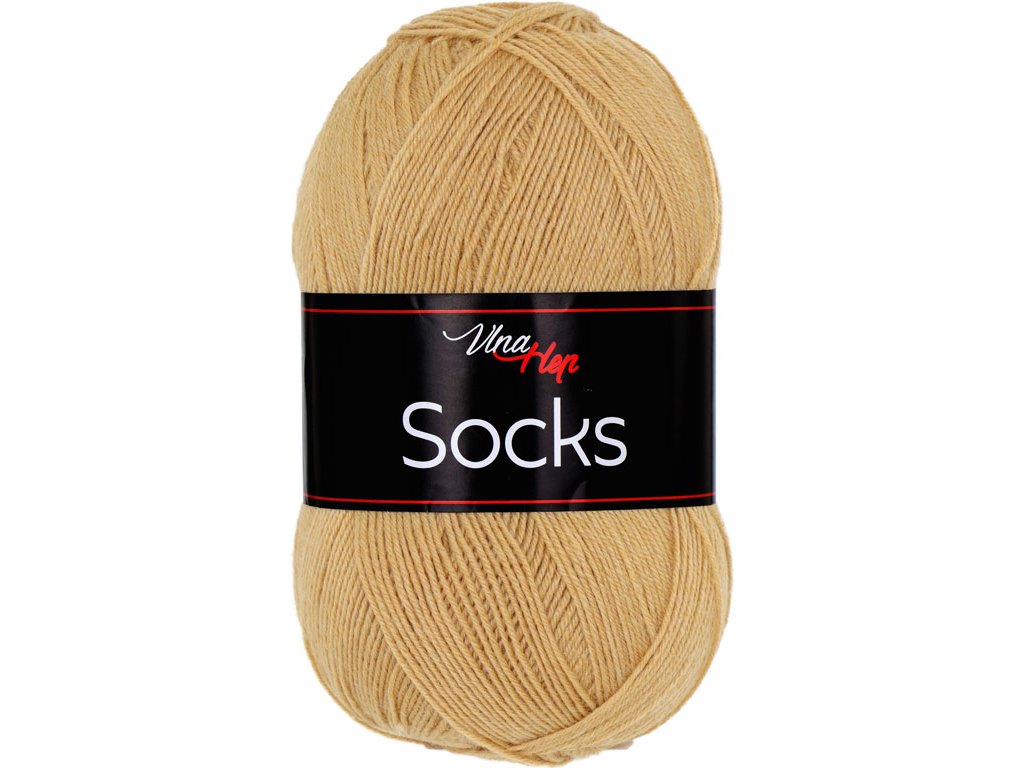 Vlna-hep Socks 61037 světle hnědá
