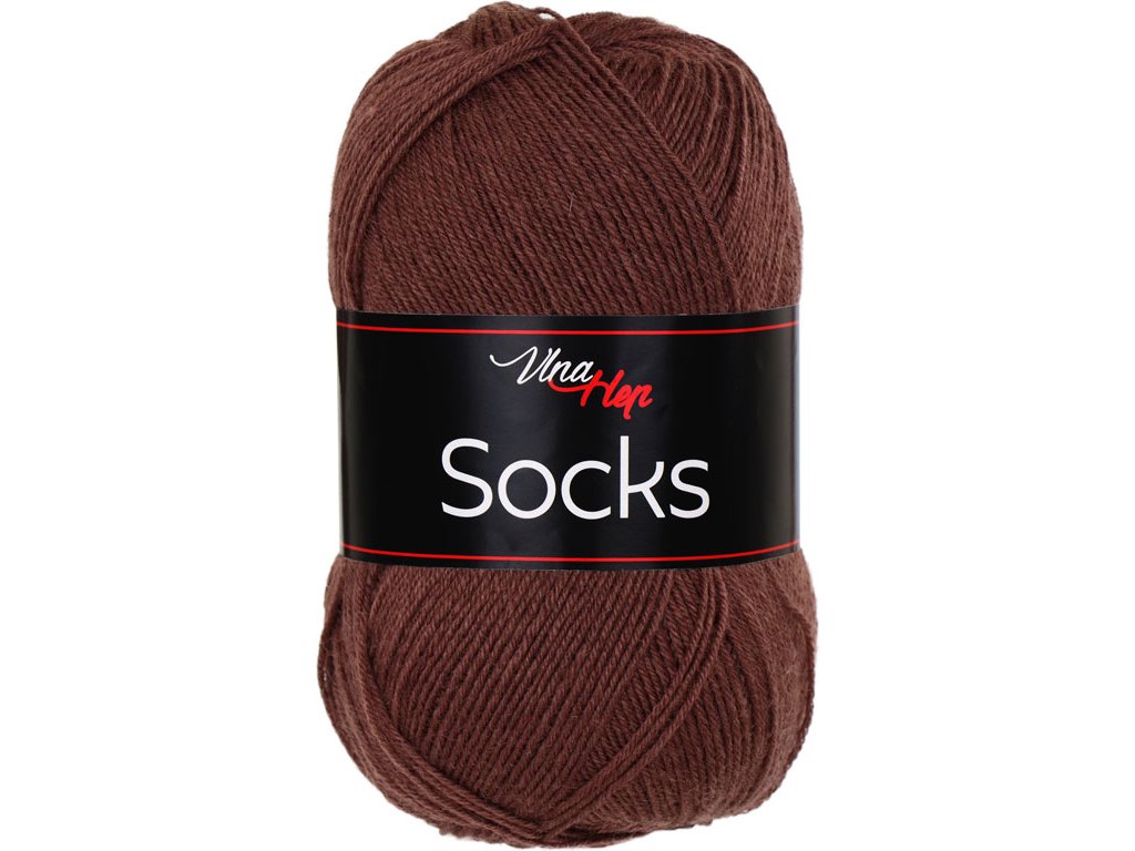 Vlna-hep Socks 61058 hnědá