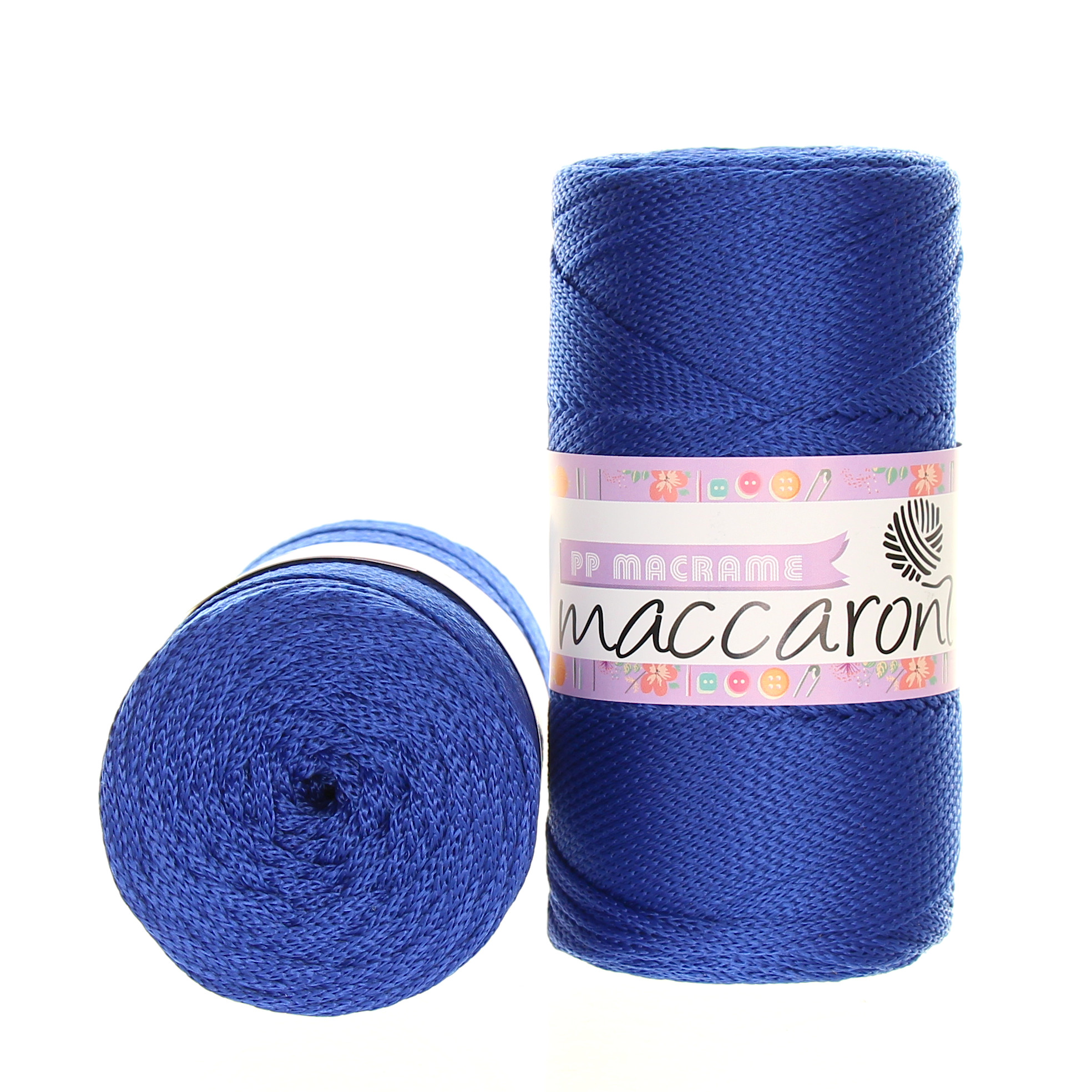 Maccaroni PP Macrame 32 modrá
