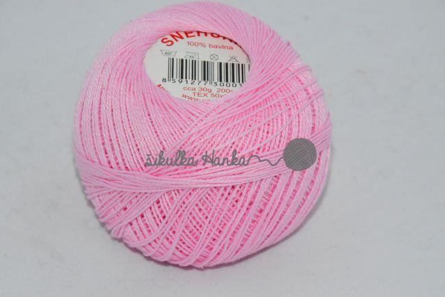 Niťárna Příze Sněhurka 3324 sv. růžová