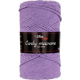Vlna-hep Cordy macrame VH 2,5mm 8051 fialová