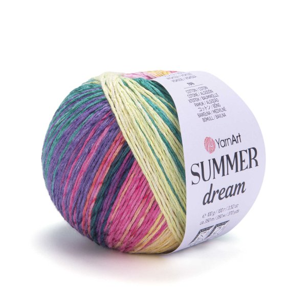 Pletací příze Summer Dream 100 g Varianta: 5 (4305) multikolor, Balení: 1 ks