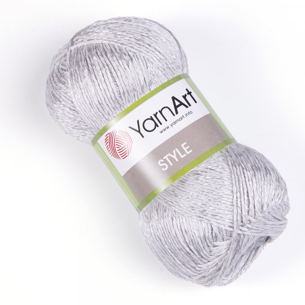 YarnArt Style - 666 stříbrně šedá