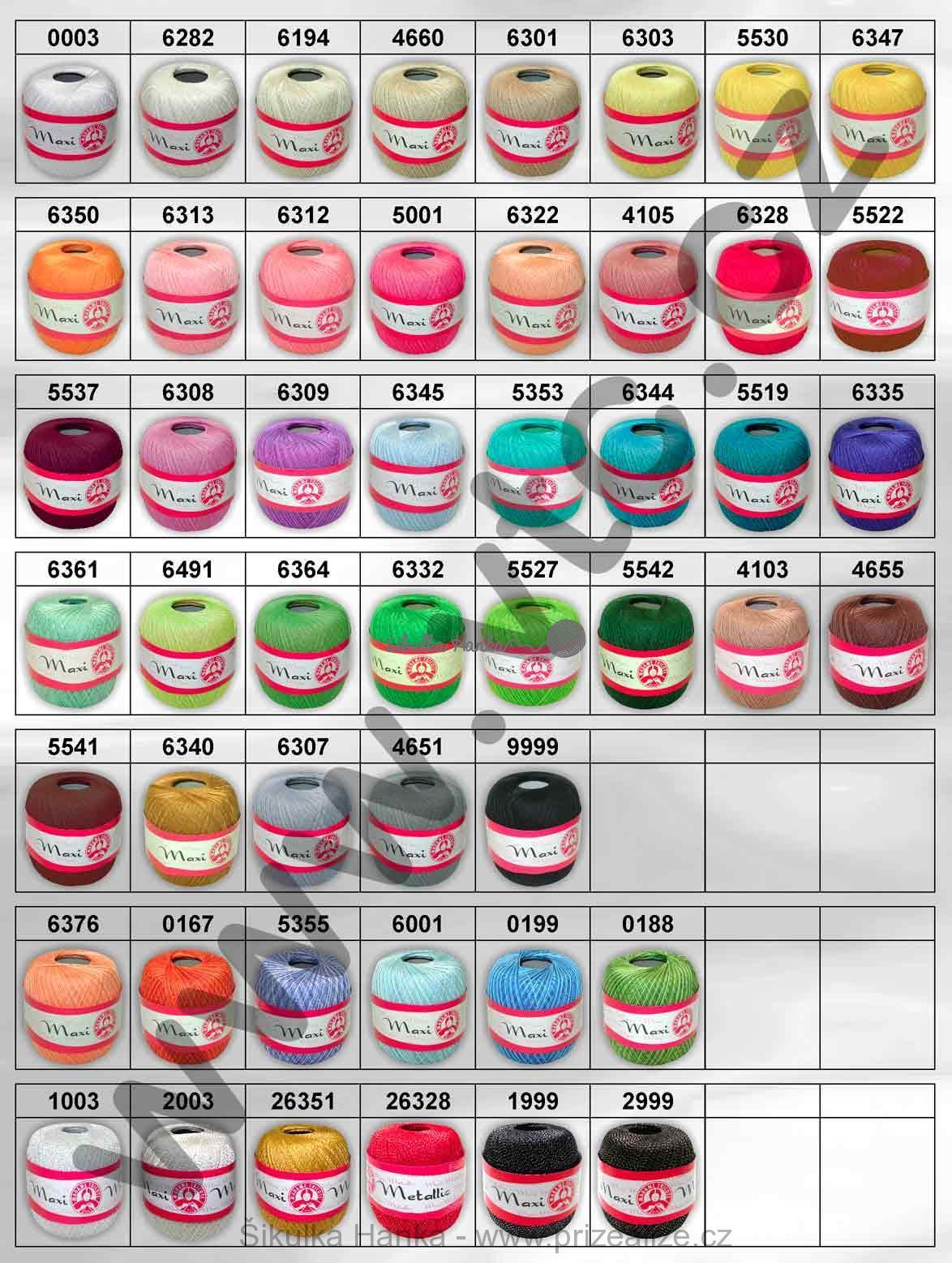 Madame Tricote Paris Příze MAXI 6328 červená