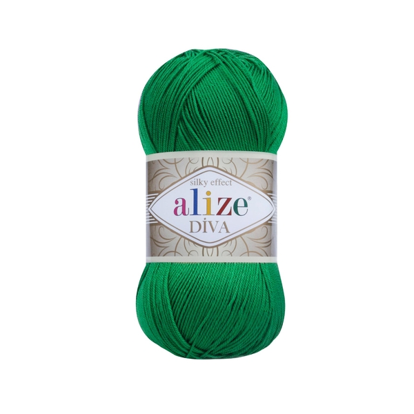 Příze Alize Diva 20 zelená