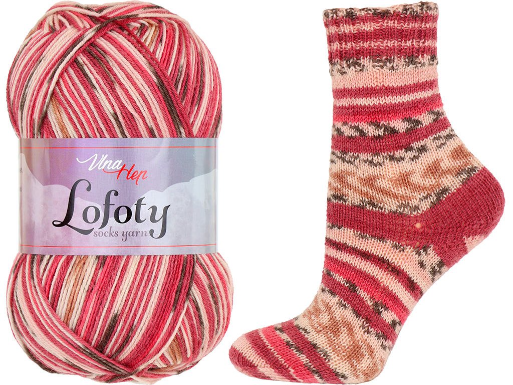 Vlna-hep Lofoty - 7815 vínová