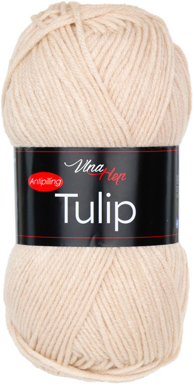 Vlna-hep Příze Tulip 41015 bílá káva