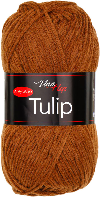 Vlna-hep Příze Tulip 41054 hnědo-rezavá