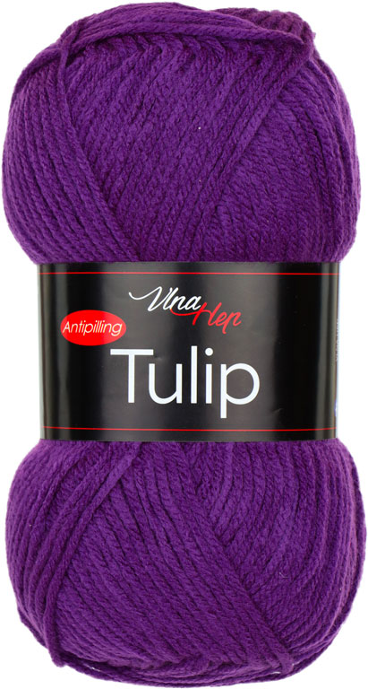 Vlna-hep Příze Tulip 41100 fialová