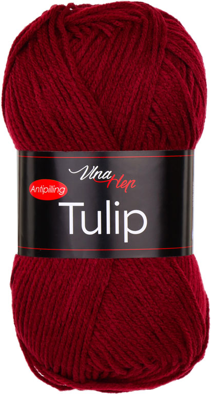 Vlna-hep Příze Tulip 41136 bordó