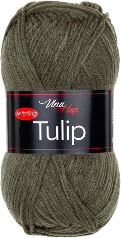 Vlna-hep Příze Tulip 41213 khaki