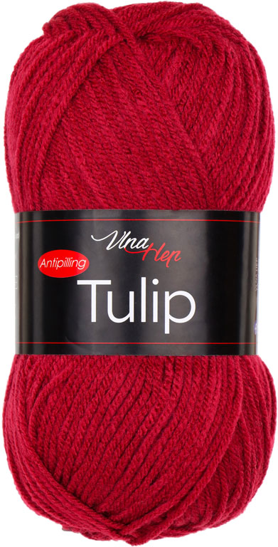 Vlna-hep Příze Tulip 41158 karmínově červená