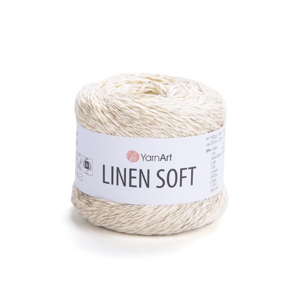 YarnArt Linen soft 7302 smetanová