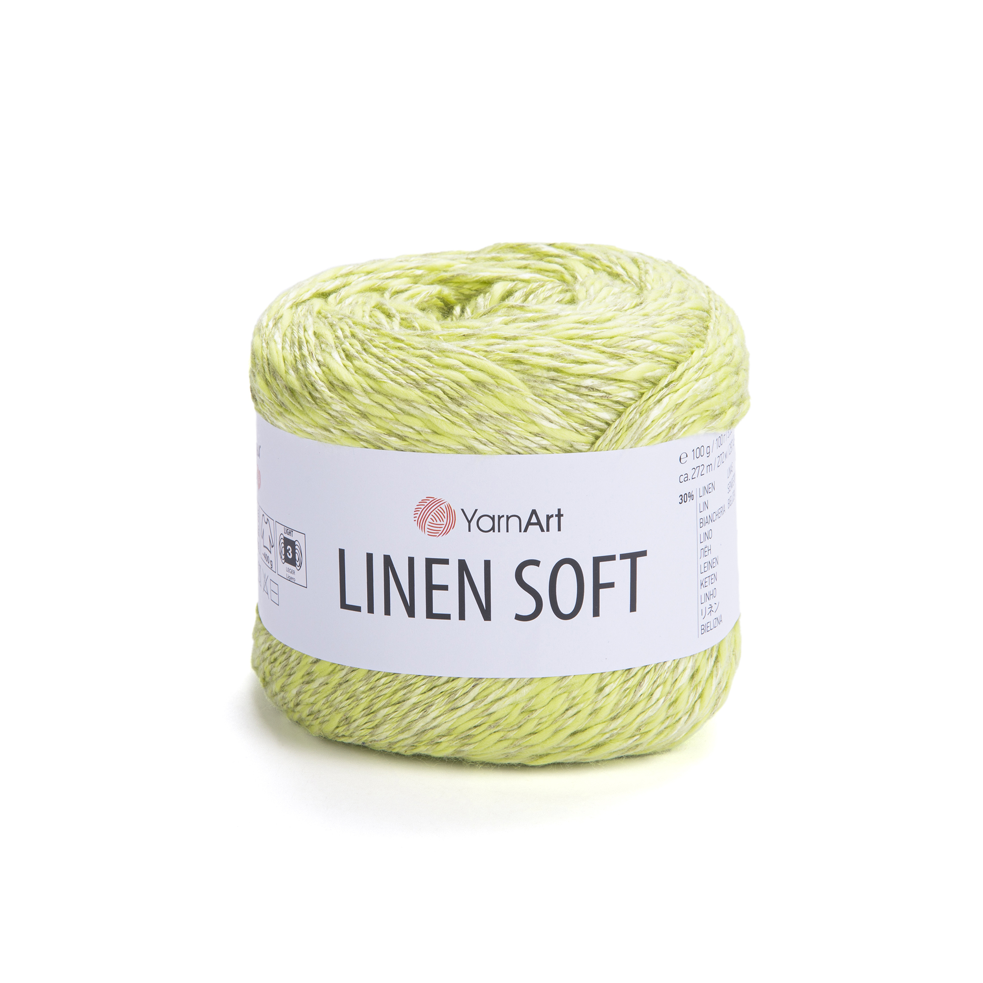 YarnArt Linen soft 7311 limetková