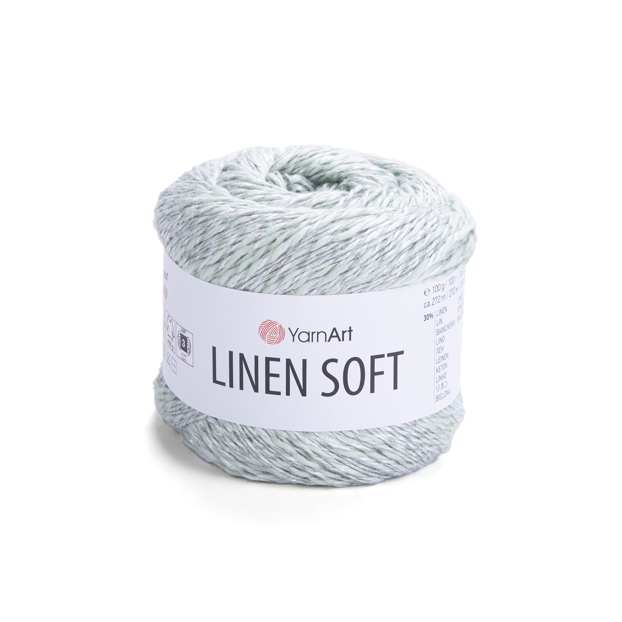 YarnArt Linen soft 7312 mintová