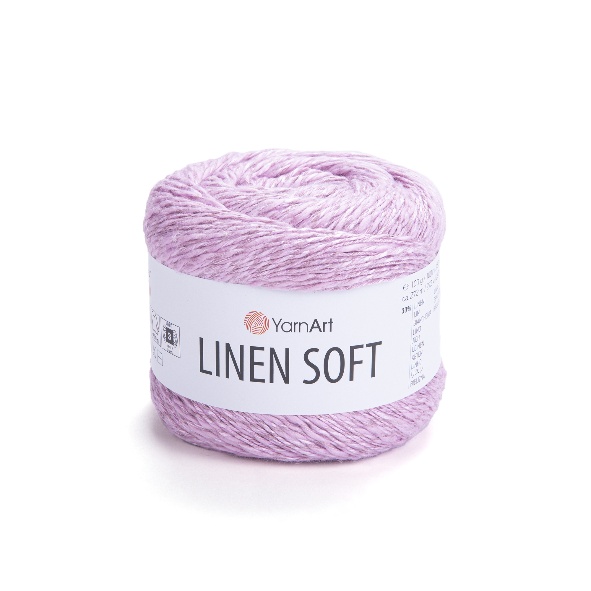 YarnArt Linen soft 7321 světle růžová