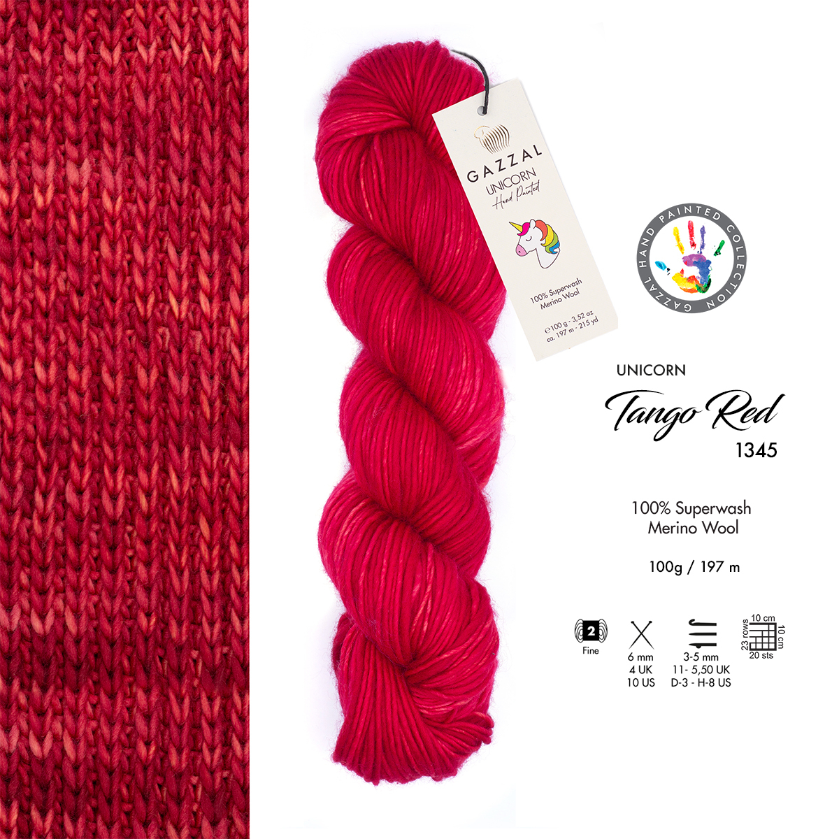 Gazzal Unicorn 1345 červená