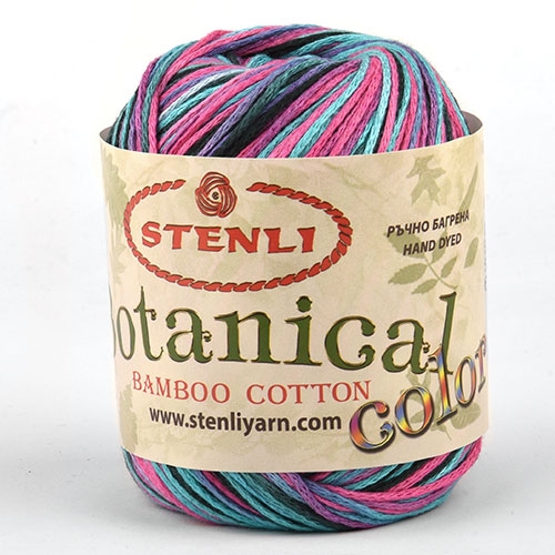Stenli Botanical color 187 modro-růžovo-fialovo-černá