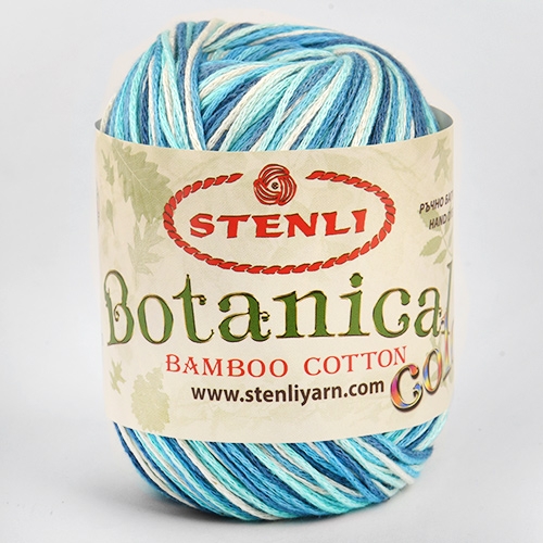 Stenli Botanical color 199 modrá melange