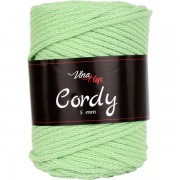 Vlna-hep Cordy šňůry 5mm - 8145 jarní zelená