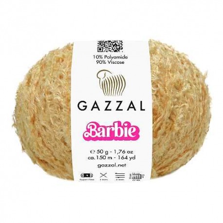 Gazzal Příze Barbie 10705 béžově zlatá