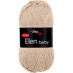Vlna-hep Elen baby 41012 světle hnědá