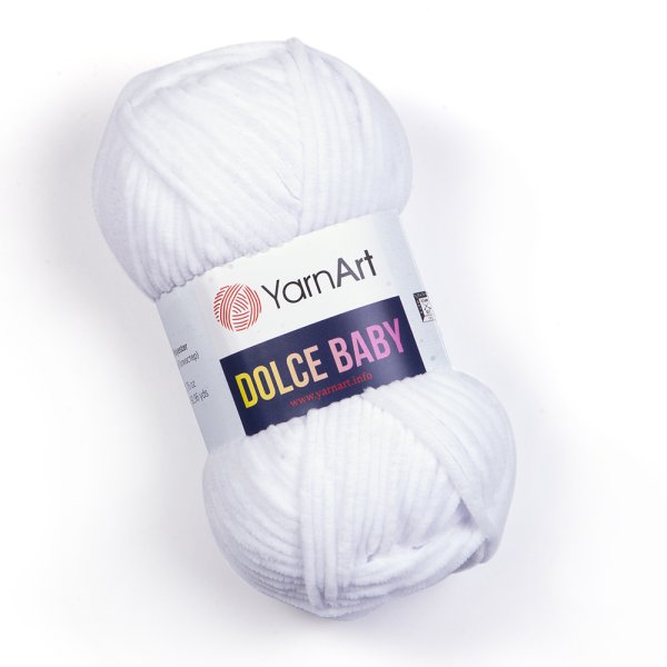 YarnArt Dolce BABY 741 bílá