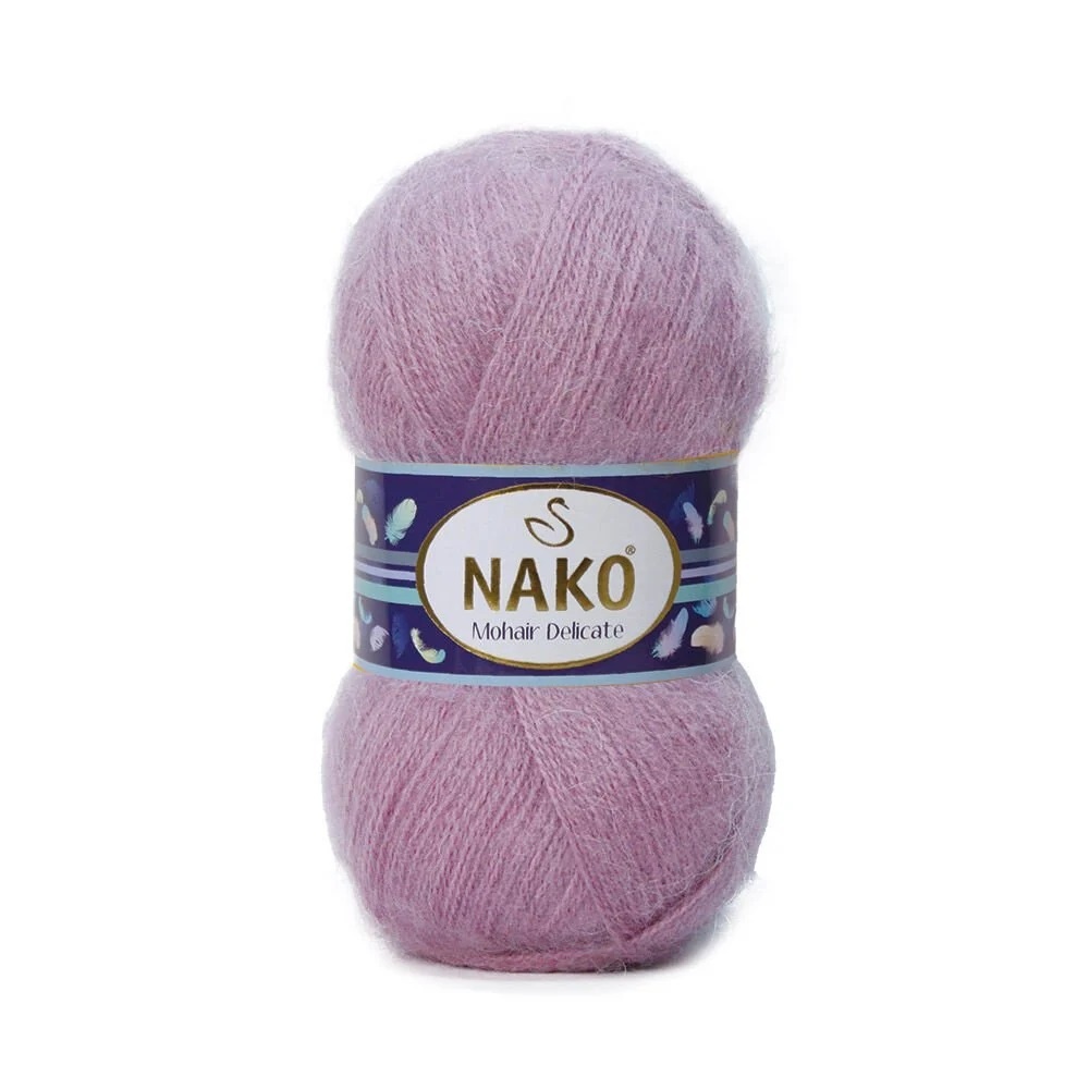 Nako Mohair delicate 6113 růžová tm.