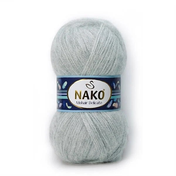 Nako Mohair delicate 2549 sv. šedá