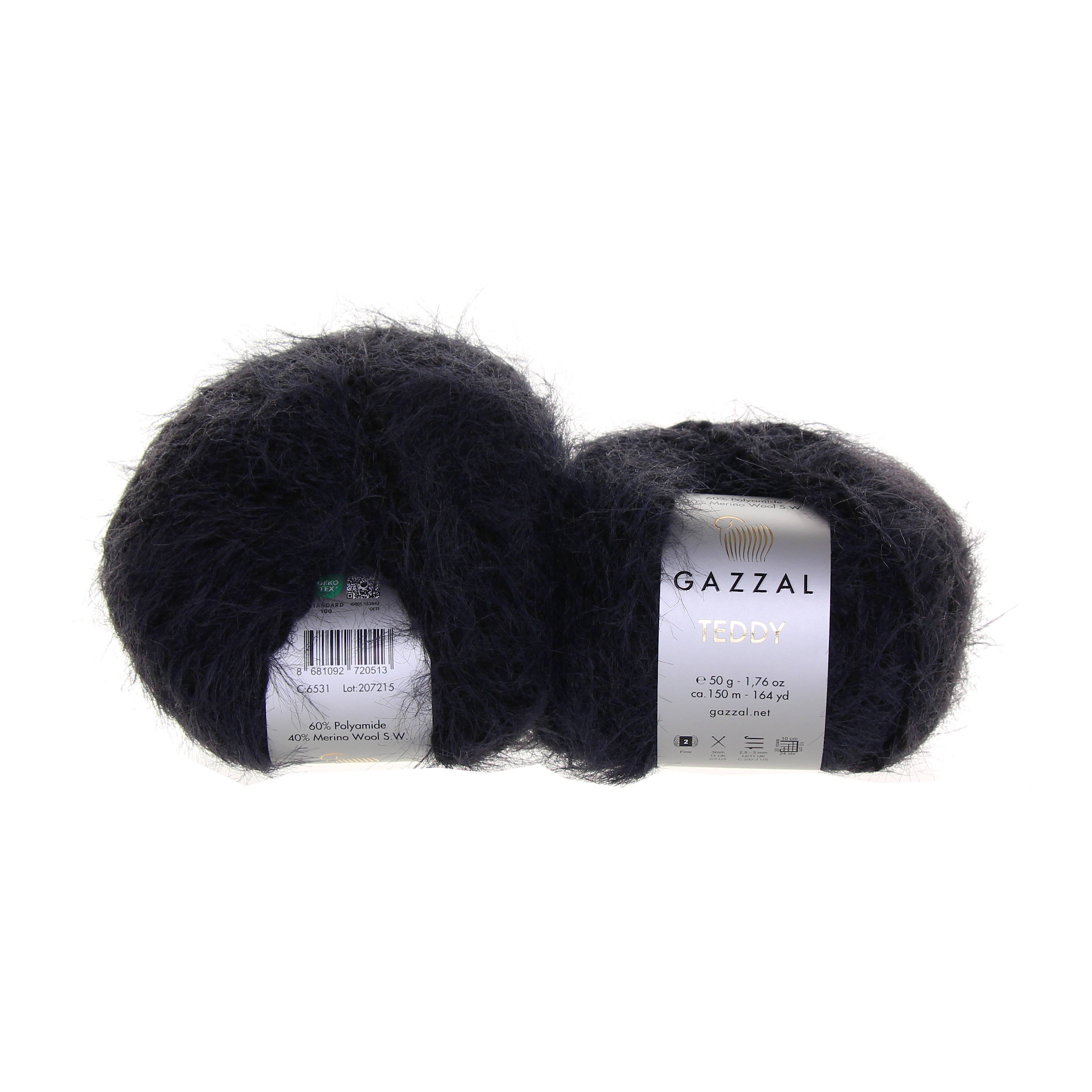 Gazzal Teddy 6531 černá s tmavě šedou