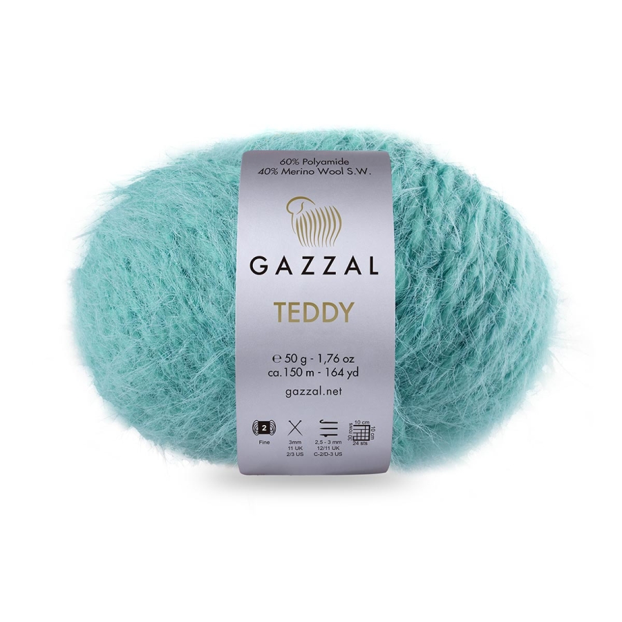 Gazzal Teddy 6558 nefritově zelená